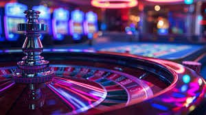 Dashboard taruhan Mega Wheel menampilkan saldo dan histori putaran